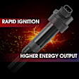 0APIC0038PG 4x Ignition Coils with 2 Pins