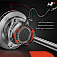 APABS0108 Rear Driver ABS Wheel Speed Sensor