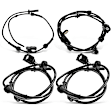 APABS2146 4 Pcs Front & Rear ABS Wheel Speed Sensor
