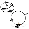 APABS2524 2 Pcs Rear ABS Wheel Speed Sensor