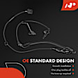 APABS2934 2 Pcs Front ABS Wheel Speed Sensor