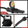 APABS3551 2 Pcs Front ABS Wheel Speed Sensor