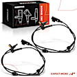 APABS3551 2 Pcs Front ABS Wheel Speed Sensor