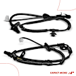 APABS3757 2 Pcs Rear Driver & Passenger ABS Wheel Speed Sensor