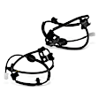 APABS3757 2 Pcs Rear Driver & Passenger ABS Wheel Speed Sensor