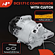 APACC002 AC Compressor with Clutch with 5-Groove Pulley