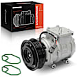 2000 Land Rover Range Rover - A/C Compressor, 10PA17C Compressor, With Clutch, 7-Groove Pulley, 4.0L 8Cyl