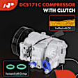 2012 Audi S4 - A/C Compressor, Until 03/04/2012, With Clutch, 6-Groove Pulley, 3.0L 6Cyl