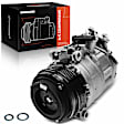 2016 Mercedes Benz E400 - A/C Compressor, Front, With Clutch, 6-Groove Pulley, 3.0L 6Cyl