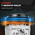 APACC014 AC Compressor with Clutch & Pulley