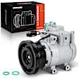 2000 Hyundai Accent - A/C Compressor, With Clutch, 4-Groove Pulley, 1.5L 4Cyl