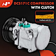 2000 Hyundai Accent - A/C Compressor, With Clutch, 4-Groove Pulley, 1.5L 4Cyl