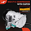 APACC039 AC Compressor with Clutch with 6-Groove Pulley