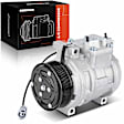 APACC080 AC Compressor with Clutch with 7-Groove Pulley