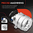 APACC090 AC Compressor with Clutch with 6-Groove Pulley