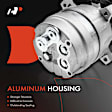 APACC093 AC Compressor with Clutch & Pulley