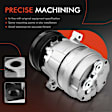 APACC096 AC Compressor with Clutch with 6-Groove Pulley