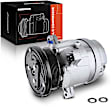 1997 Chevrolet S10 - A/C Compressor, With V5 Compressor, With Clutch, 6-Groove Pulley, 2.2L 4Cyl