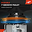 APACC1008PG AC Compressor with 7-Groove Pulley