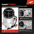 APACC119 AC Compressor with Clutch with 6-Groove Pulley