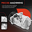APACC124 AC Compressor with Clutch & Pulley