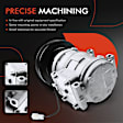 APACC140 AC Compressor with Clutch & Pulley