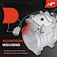 APACC185 AC Compressor with Clutch with 6-Groove Pulley