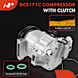2006 Infiniti M35 - A/C Compressor, With Clutch, 4-Groove Pulley, 3.5L 6Cyl