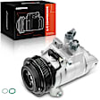 2015 Ford F-150 - A/C Compressor, With Clutch, 6-Groove Pulley, 2.7L 6Cyl