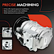 1996 Dodge Caravan - A/C Compressor, It only fits With 10PA17C Compressor and With Clutch, With Clutch, 1-Groove Pulley, 3.0L 6Cyl