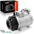 APACC218 AC Compressor with Clutch with 6-Groove Pulley
