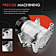 APACC218 AC Compressor with Clutch with 6-Groove Pulley