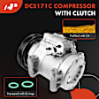 APACC228 AC Compressor with Clutch with 6-Groove Pulley