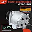 APACC248 AC Compressor with Clutch with 6-Groove Pulley