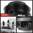 APACC255 AC Compressor with Clutch & Pulley