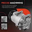 APACC257 AC Compressor with Clutch with 4-Groove Pulley