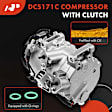 APACC274 AC Compressor with Clutch with 7-Groove Pulley