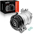 2005 Nissan Murano - A/C Compressor, With Clutch, 6-Groove Pulley, 3.5L 6Cyl