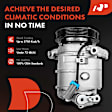 APACC306 AC Compressor with Clutch & Pulley