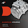 1992 Acura Legend - A/C Compressor, With Clutch, 5-Groove Pulley, 3.2L 6Cyl