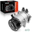 2007 Nissan Versa - A/C Compressor, Automatic Transaxle, With Clutch, 6-Groove Pulley, 1.8L 4Cyl