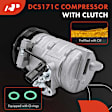 APACC323 AC Compressor with Clutch with 6-Groove Pulley