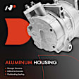 2004 Nissan Pathfinder - A/C Compressor, With Clutch, 4-Groove Pulley, 3.5L 6Cyl