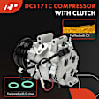 APACC356 AC Compressor with Clutch with 7-Groove Pulley
