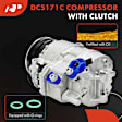 APACC362 AC Compressor with Clutch & Pulley
