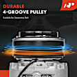 APACC362 AC Compressor with Clutch & Pulley