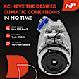 APACC362 AC Compressor with Clutch & Pulley