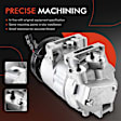 APACC392 AC Compressor with Clutch & Pulley
