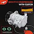 2008 Honda Element - A/C Compressor, With Clutch, 7-Groove Pulley, 2.4L 4Cyl