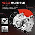 APACC412 AC Compressor with Clutch with 6-Groove Pulley